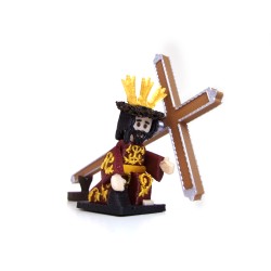 Figurita Cristo túnica bordada