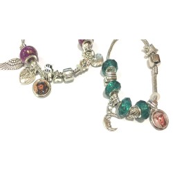 PULSERA GUSANILLO APLIQUES VARIOS