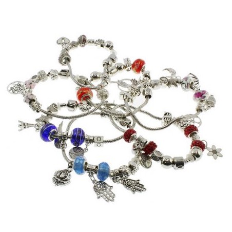 PULSERA GUSANILLO APLIQUES VARIOS
